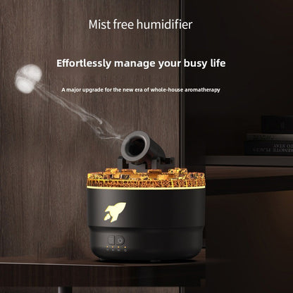 Electric Smoke Ring Aromatherapy Machine with Humidifier