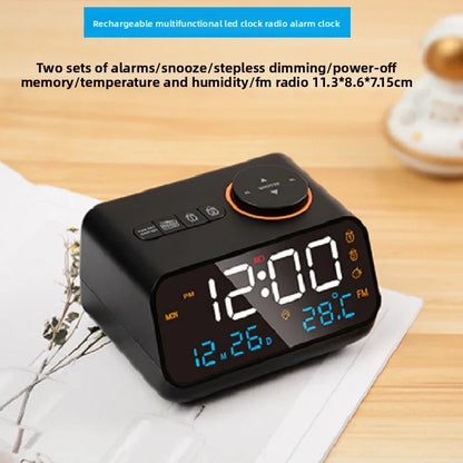 Radio Voice-Controlled Electronic Clock for Effortless Time Management - ZeeTec Store