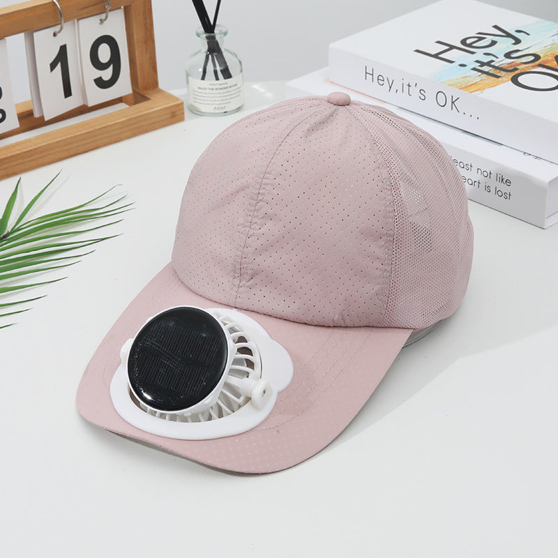 Solar Powered Digital Display Cooling Cap