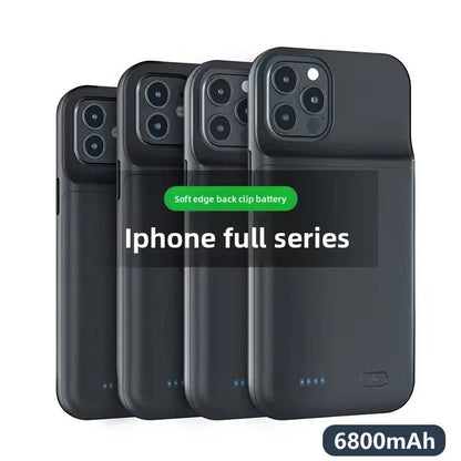 Apple Phone Portable Charger Back Clip Power Bank - ZeeTec Store