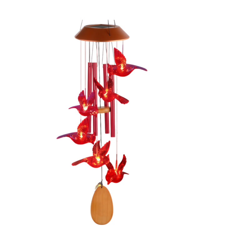 Solar garden lamp LED Lighting Wind Chine Design for Festive Season