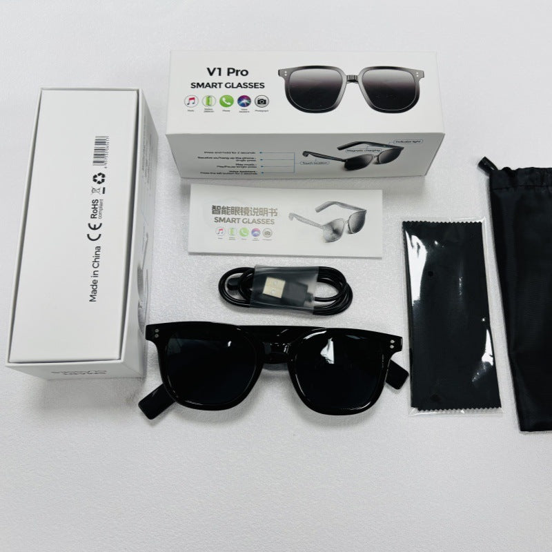 Fashionable and trendy smart glasses voice call Lightweight Bone Conduction Calls Music