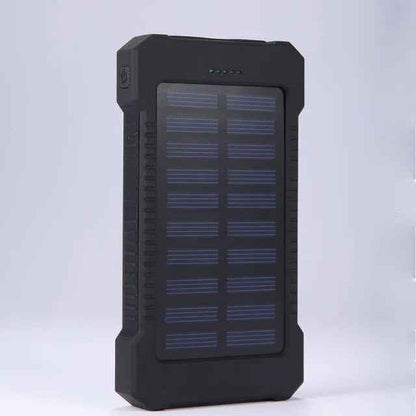 Solar Charger Power Bank with Compass and Carabiner