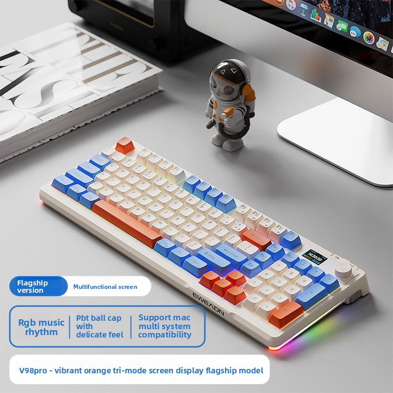Wireless Keyboard Mouse Backlight Mechanical Feel