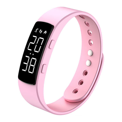 Digital Smart Health Bracelet with Pedometer