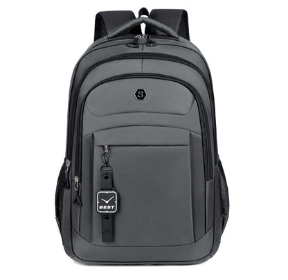 Large Capacity Nylon Backpack with Laptop Compartment