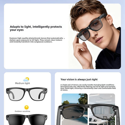 Smart AI Glasses with Camera and Translation Lightweight Anti-Shake