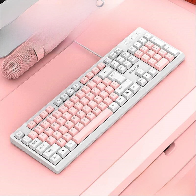 Office keyboard and mouse wired Magnetic Axis 104 keys