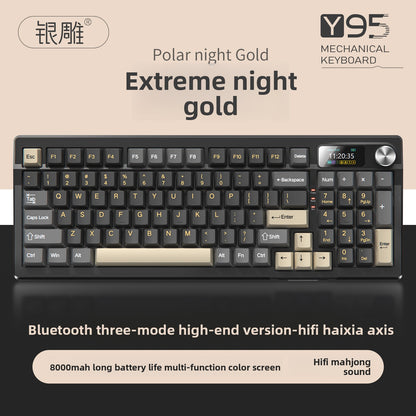 Mechanical Keyboard Triple-mode 98-Key Layout for Ultimate Typing Experience