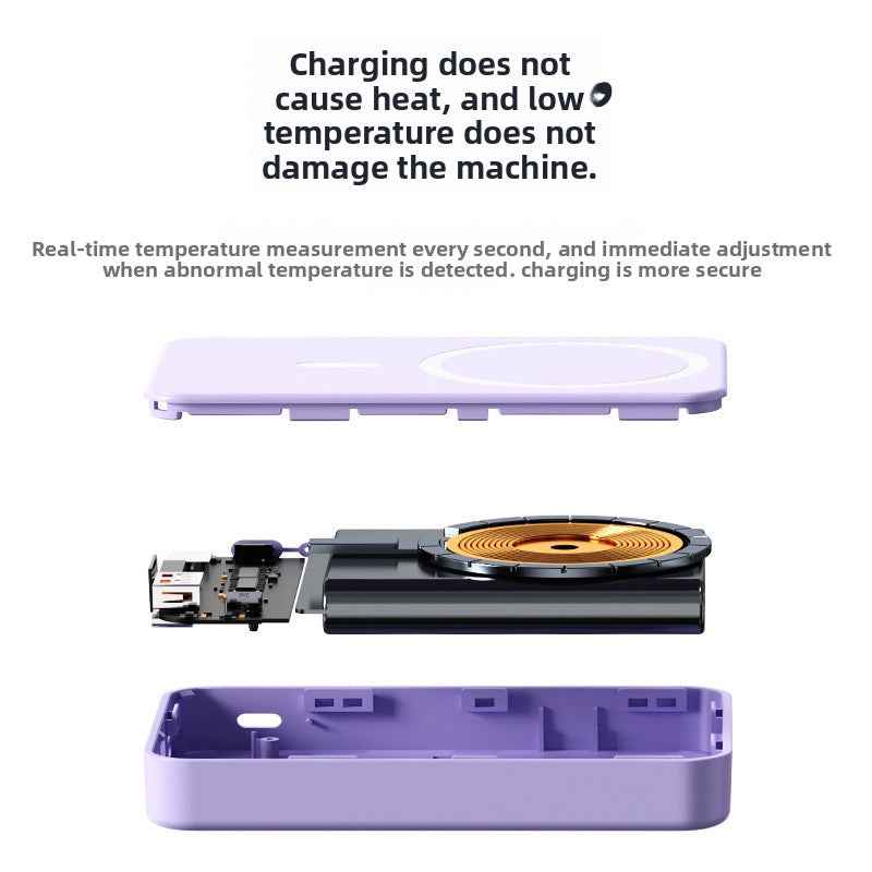 Magnetic Wireless Power Bank with Stand