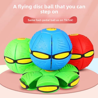 Magic Deformable Flashing Flying Saucer Ball