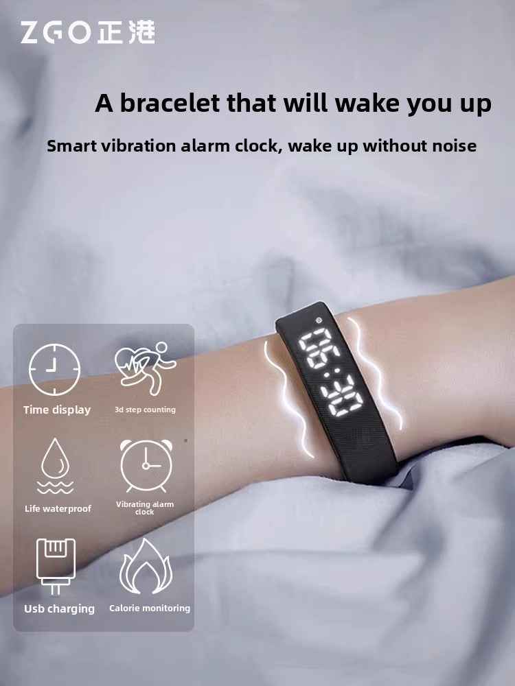 Smart Bracelet Sleep Vibration Steps Track Pedometer