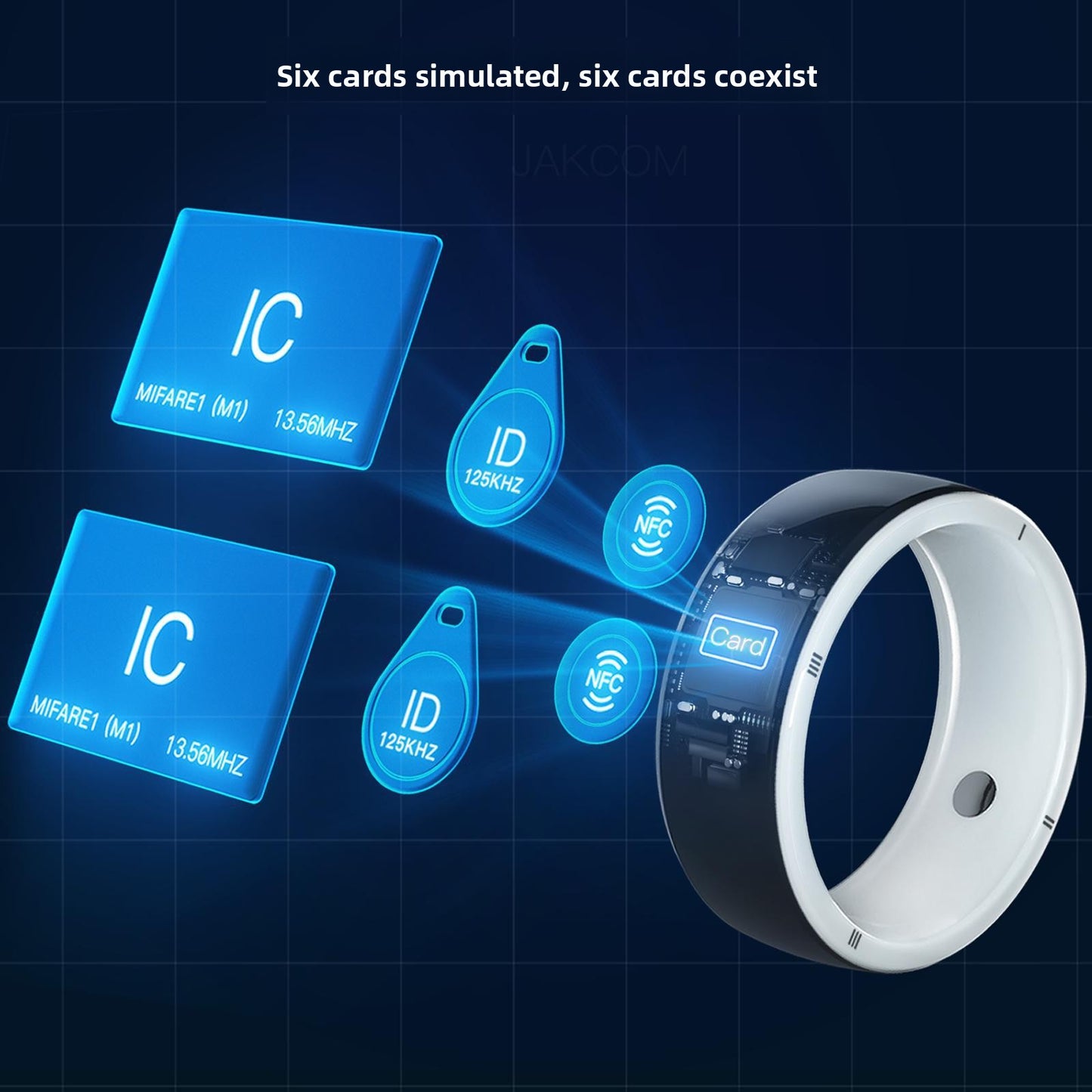 Smart Ring Health Card Mobile Interaction