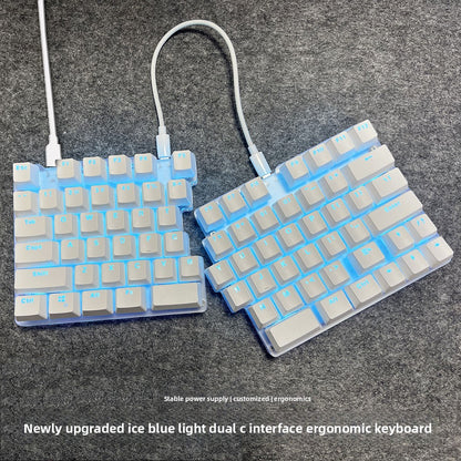 Ergonomic Programmable Mechanical Keyboard Split Design swappable