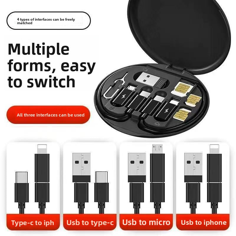 Magnetic Data Cable Storage Box for Phones