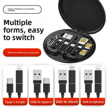 Magnetic Data Cable Storage Box for Phones