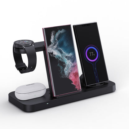 Magnetic wireless Fast charger Foldable Charges three devices simultaneously