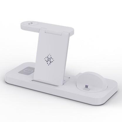 Magnetic wireless Fast charger Foldable Charges three devices simultaneously