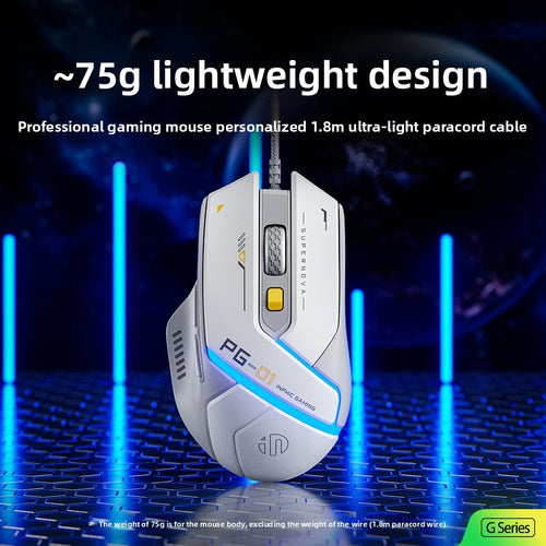 Inphic PG1 Wired Gaming Mouse with RGB Lighting - ZeeTec Store