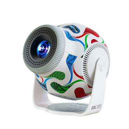 Portable Projector Mini 8k Football Theme