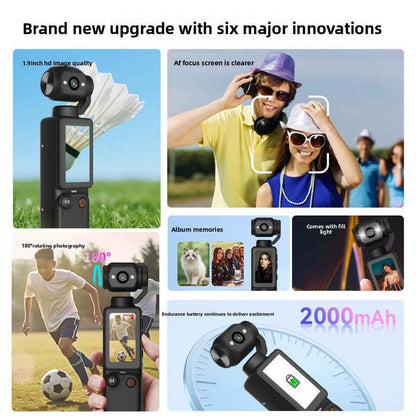 Action Camera 4K Display Screen for Sports Vlog Event