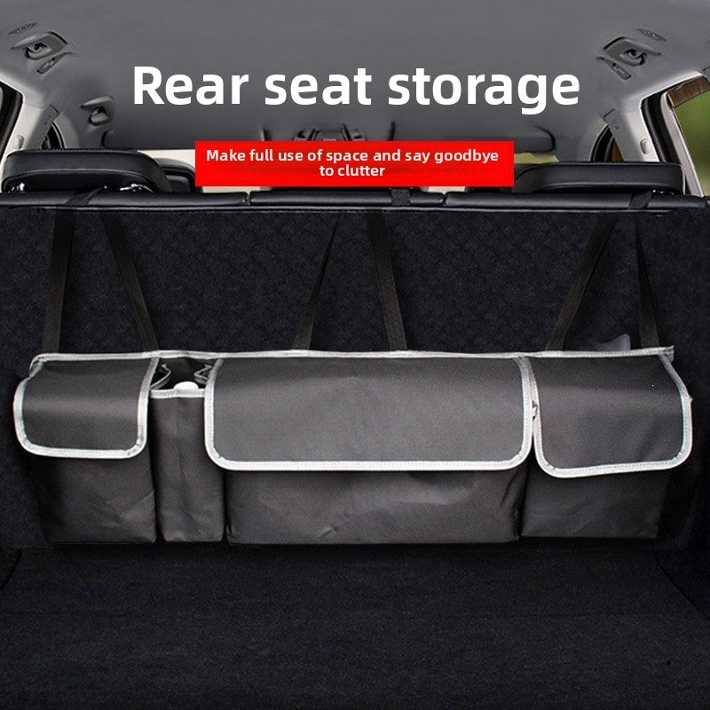 Car rear seat storage bag
