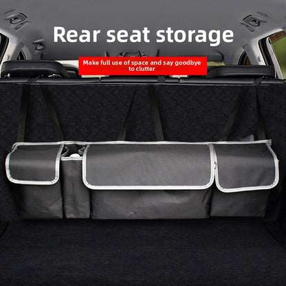 Car rear seat storage bag