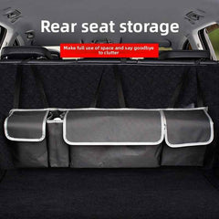 Car rear seat storage bag