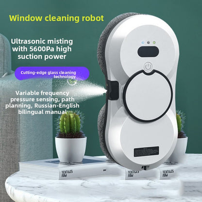 Electric Window Cleaning Robot Intelligent Water Spray