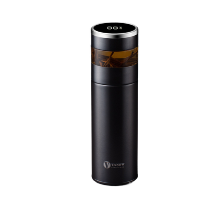 Smart Temperature Display Vacuum Insulated Cup with Tea Strainer