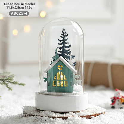 Glass Christmas Ornament Night Light