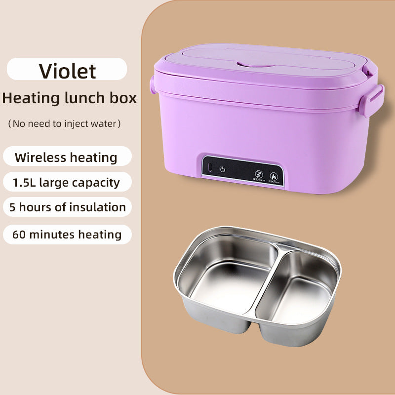 Portable USB Electric Heating Lunch Box with Rechargeable Battery