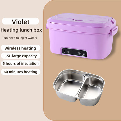Portable USB Electric Heating Lunch Box with Rechargeable Battery