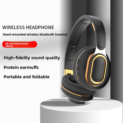 Over-ear Bluetooth headphones