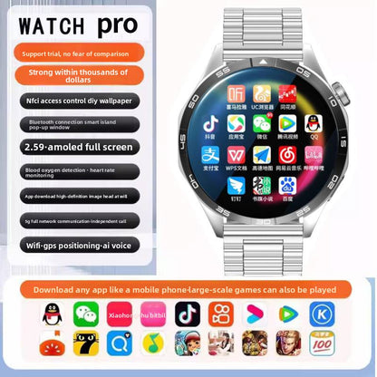 5G Smart Watch SIM card insertion Health Monitoring NFC Function
