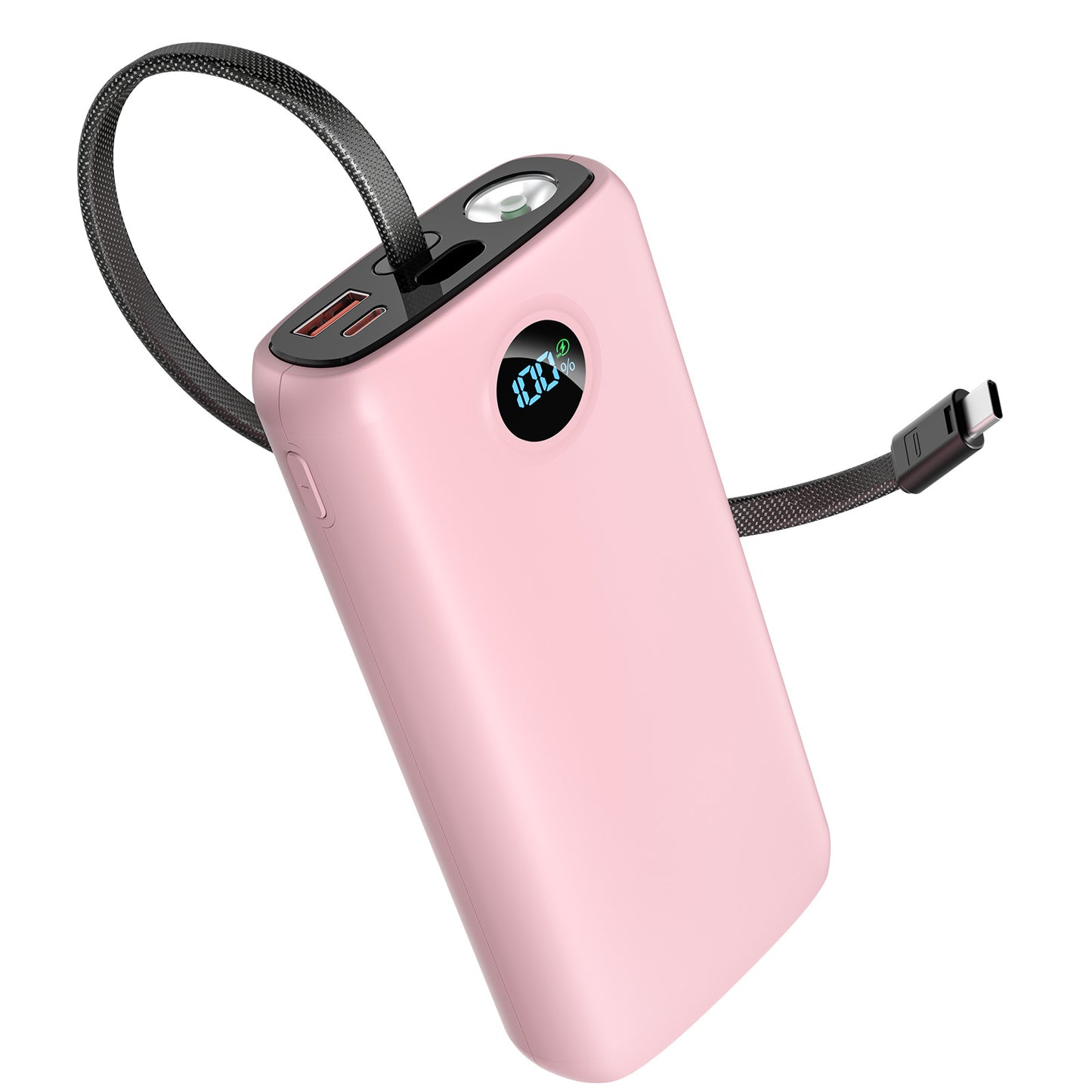 45W Laptop Power Bank with Built-in Cable
