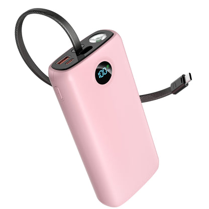 45W Laptop Power Bank with Built-in Cable