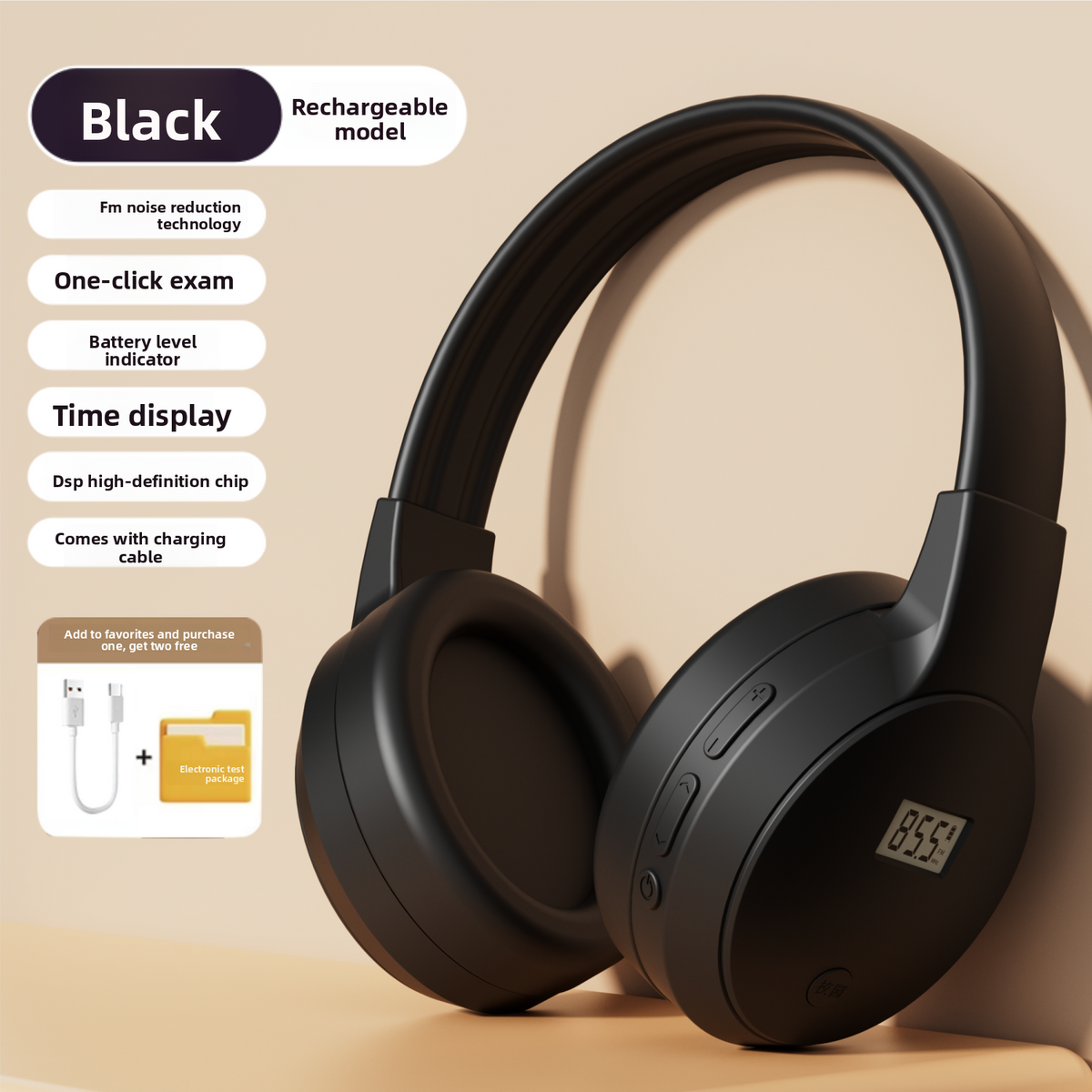 CET Exam Headphones with FM Radio and Bluetooth - ZeeTec Store