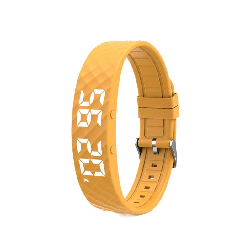 Smart fitness Silicone wristband with modern buckle style,Screen: 1-inch TFT display,Vibration Alarm|Sleep Monitoring|Step Counting|Long Battery Life: 21+ days