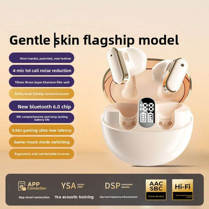 Deepseek Wireless Bluetooth Headset with AI Translation, Noise Reduction, Long Battery Life, Digital Display