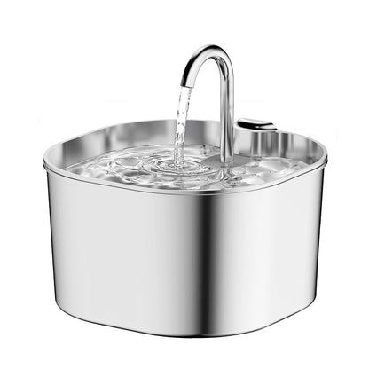 Stainless Steel Pet Water Dispenser with Filtration
