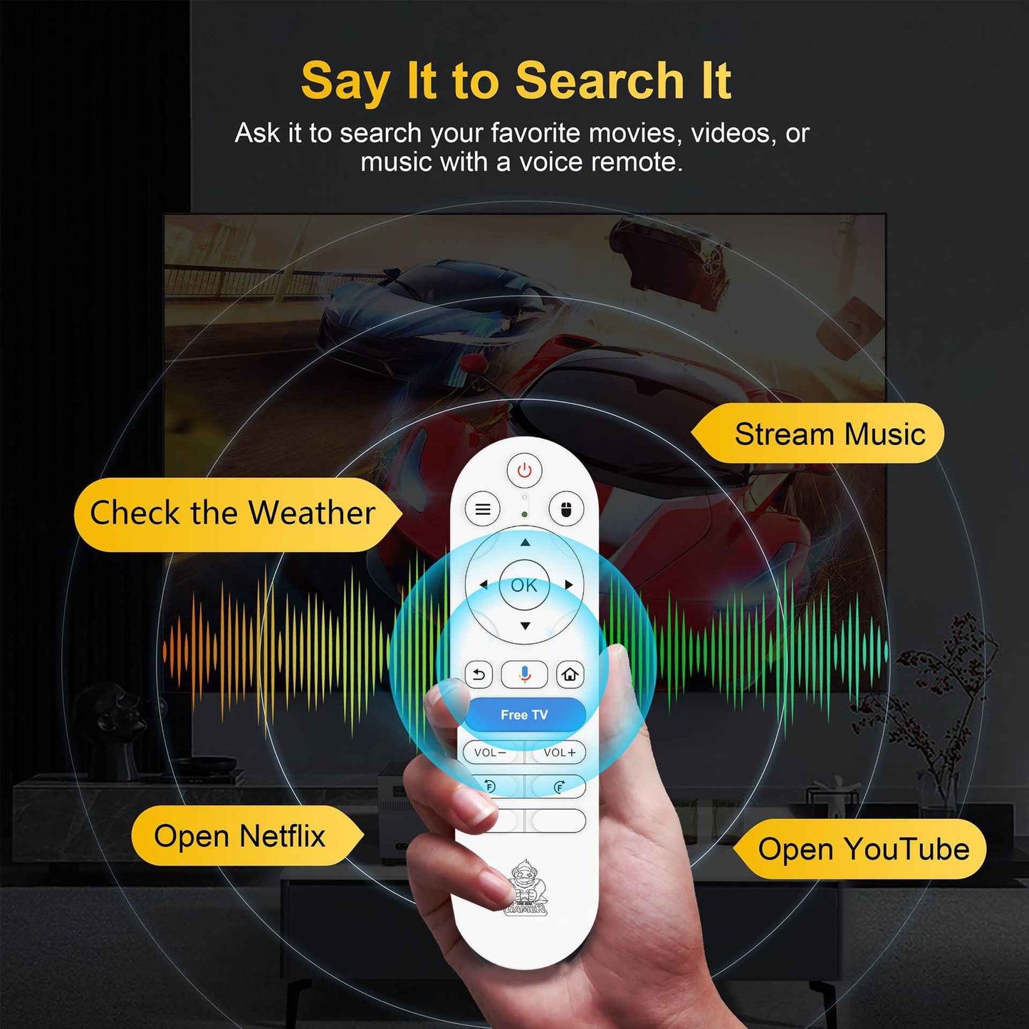 Video Projector Speaker Microphone 4k