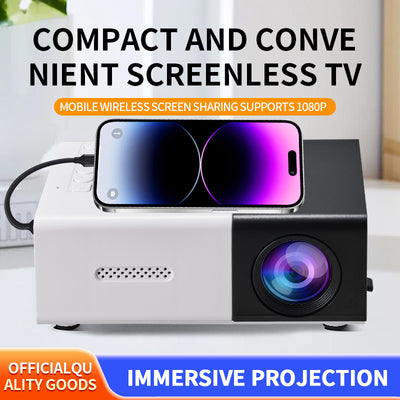 Mini Micro Projector, Portable Design: Compact and lightweight mini, 1080P Support: Delivers high-definition visuals, Versatile Compatibility & Multiple Color Options