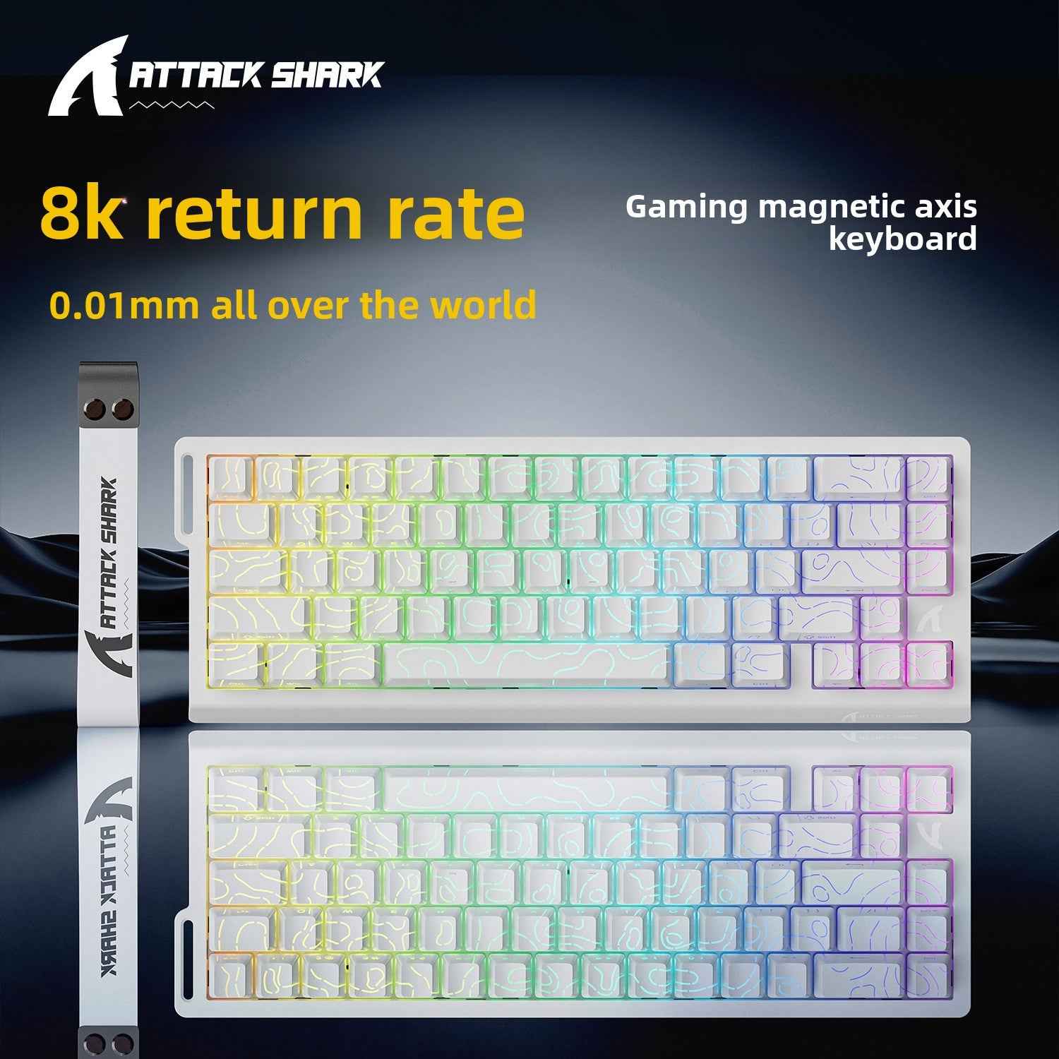 Attack Shark X68HE Pro Magnetic Axis RGB Gaming Mechanical Keyboars