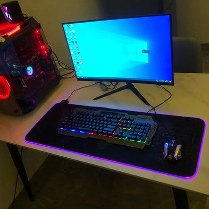 RGB Gaming Mouse Pad with LED Lighting for Enhanced Gameplay - ZeeTec Store