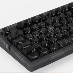ZH980 Mechanical Keyboard Tri mode Spider web Design Backlight RGB