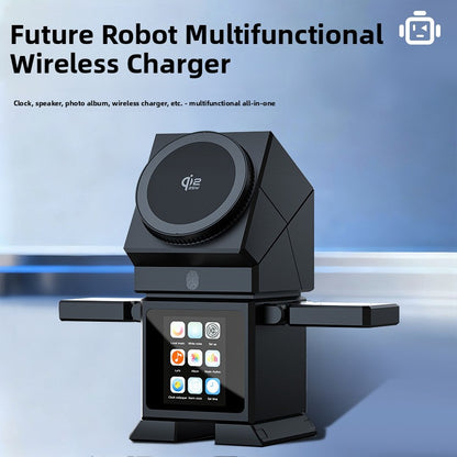 Wireless Charging Phone Holder with Speaker