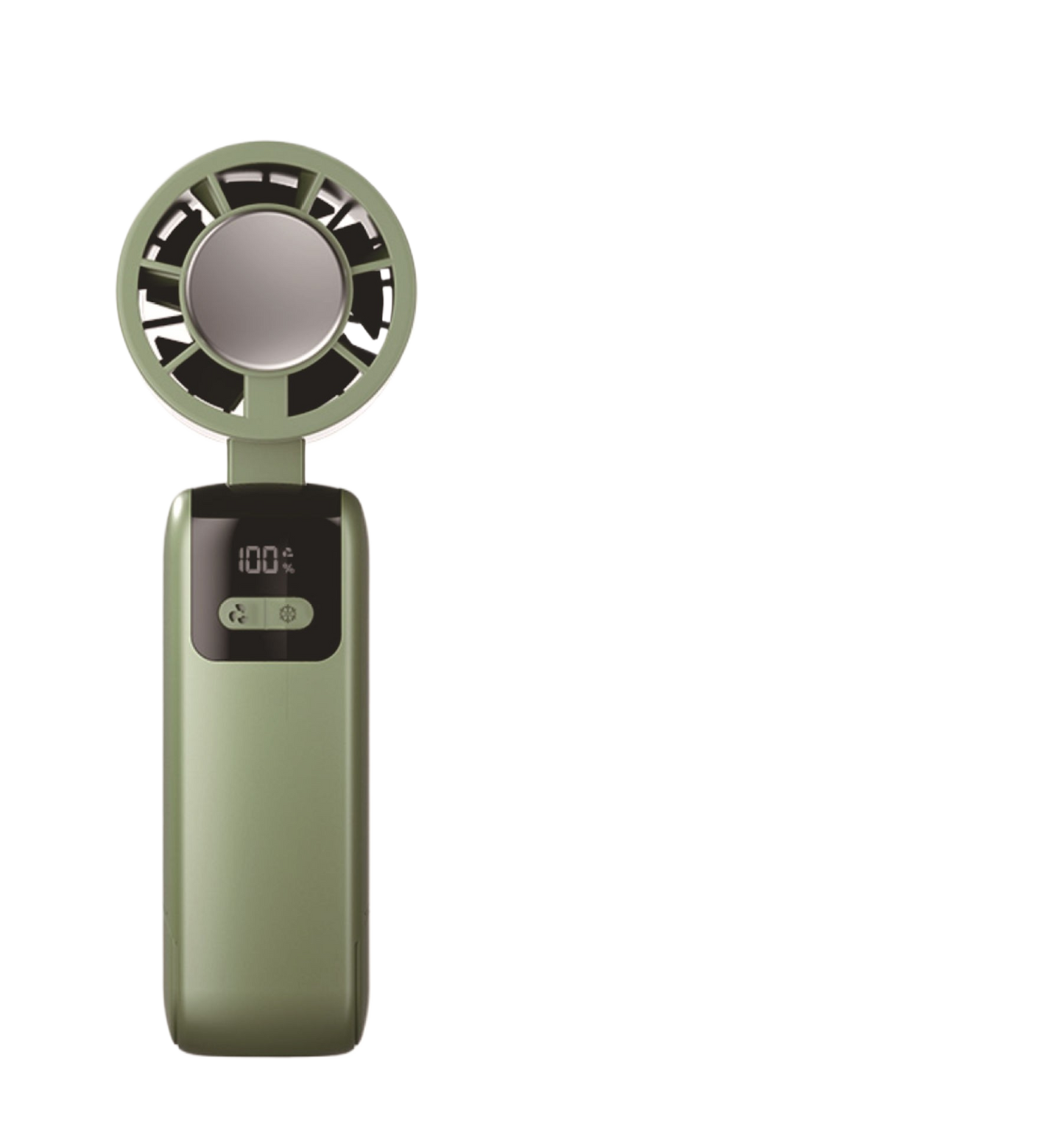 Handheld Semiconductor ice Cooling Fan with Digital Display - ZeeTec Store