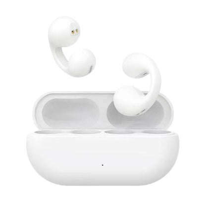 Clip Ear Bone Conduction Bluetooth Headset, Wireless Charging, Noise Reduction, Bone Conduction Technology, Bilateral Stereo, Long battery life for extended usage