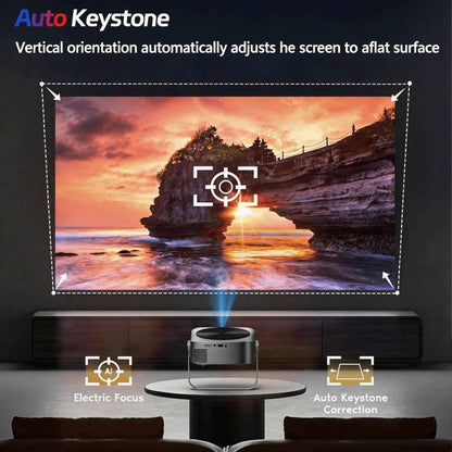 Smart WiFi Projector - 1080P, Voice Control, WiFi , Up to 200 inches